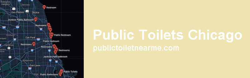Map of public toilets in Chicago