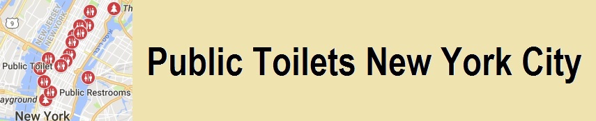 Map of public toilets in New York City